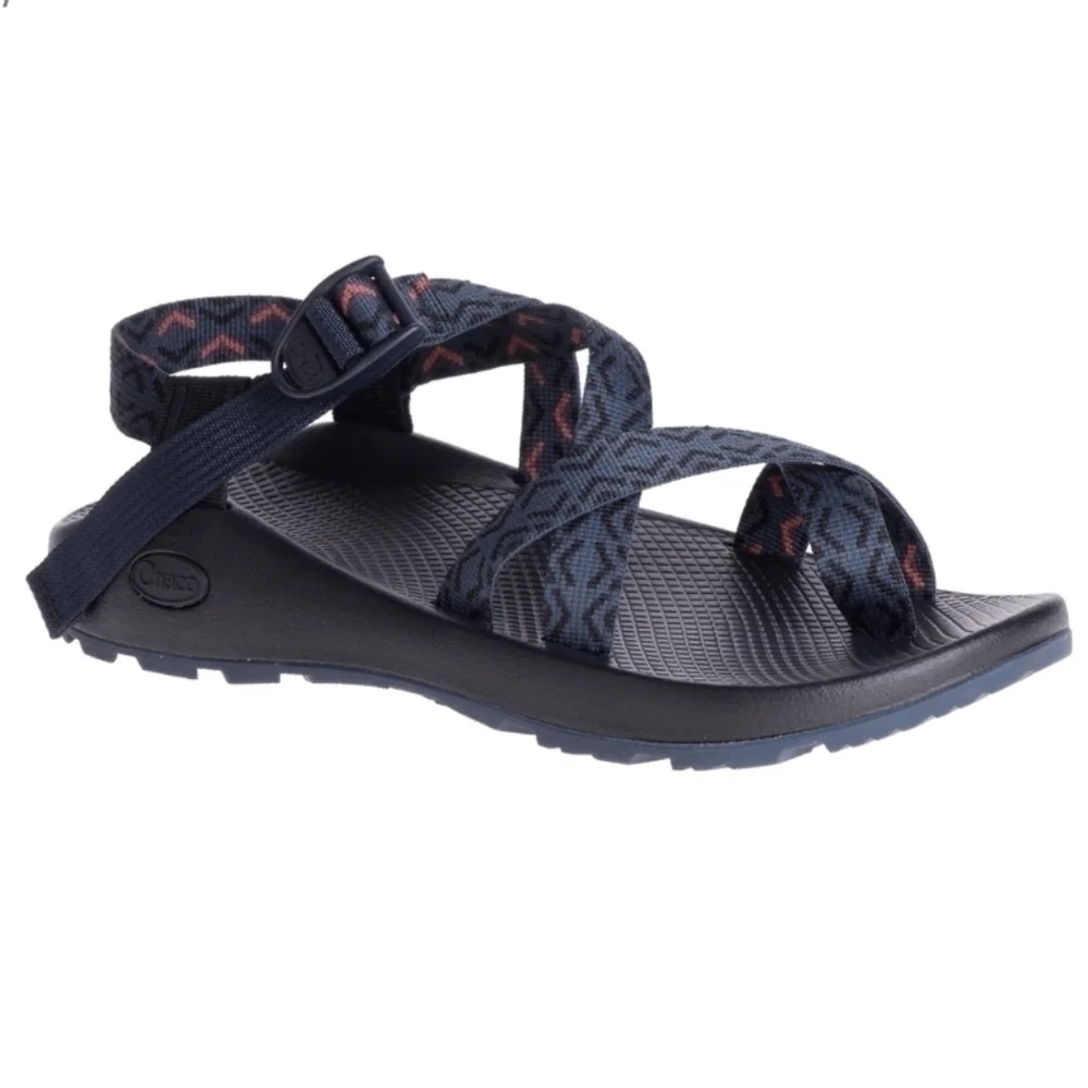 Chaco Mens Classic Z/2 Outdoor Hiking Stepped Navy Sandals shoes sz 10